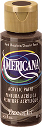 Americana Acrylics Dark Chocolate DecoArt