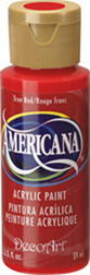 Americana Acrylics TRUE Red DecoArt