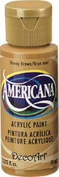 Americana Acrylics Honey Brown DecoArt