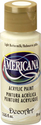 Americana Acrylics Light Buttermilk DecoArt
