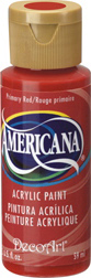 Americana Acrylics Primary Red DecoArt