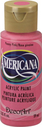 Americana Acrylics Peony Pink DecoArt