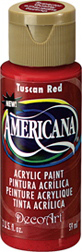 Americana Acrylics Tuscan Red DecoArt
