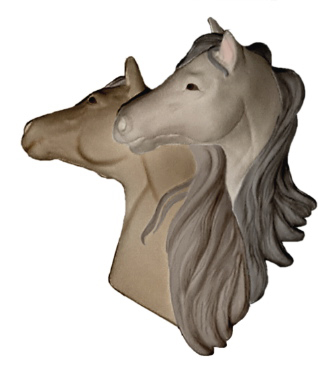 Loving Horses Plaster Plaque
