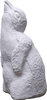 Penguin Baby Plaster Statue
