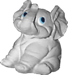 Fun Elephant Sitting Statue