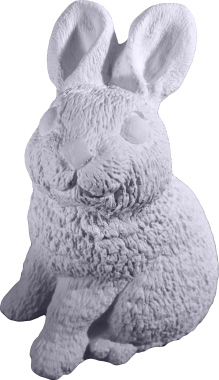 Fluffy Rabbit Statue