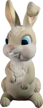 Bunny Seated Plaster Statue