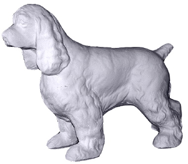 Springer Spaniel Plaster Statue