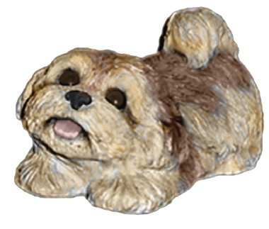 Shih Tzu Plaster Statue