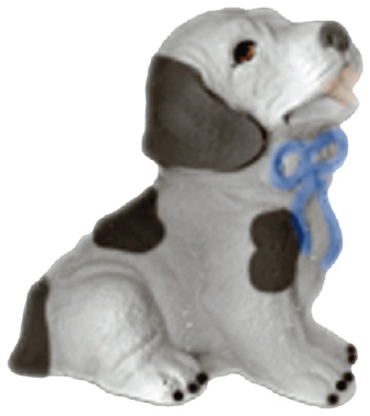 Puppy Plaster Statue a