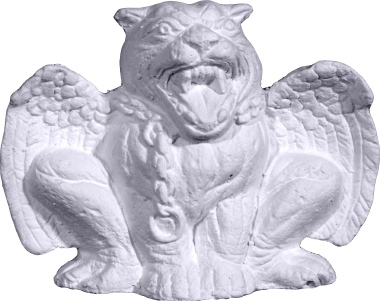 Tiny Gargoyle Plaster Statue b
