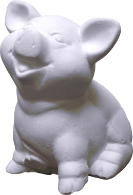 Party Pig Plaster Statue