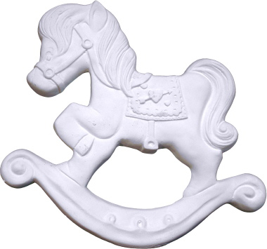 Rocking Horse Plaster Plaque