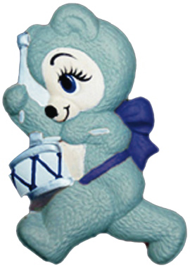 Drummer Bear Plaster Plaque