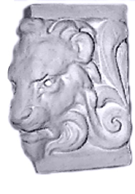 Lion Plaster Bookend