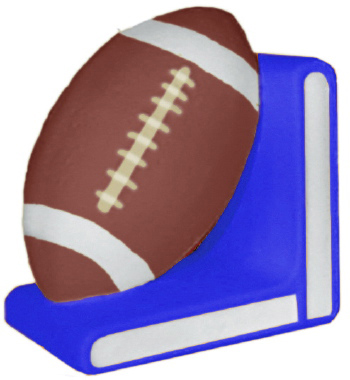 Football Plaster Bookend