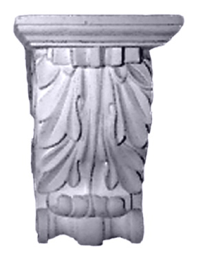 Acanthus Leaf Drapery Plaster Bracket Corbel