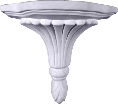 Fluted Plate Plaster Bracket Corbel