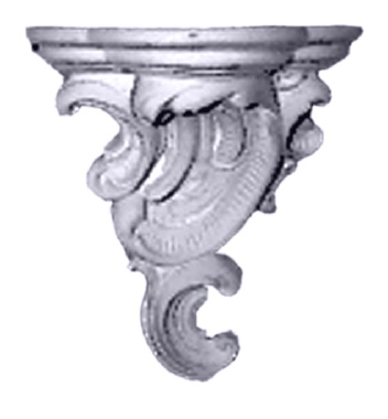 Waves Plaster Bracket Corbel