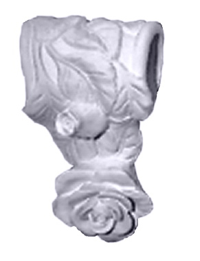Rose Drapery Plaster Bracket Corbel