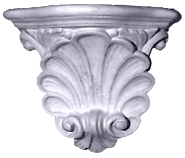 Oyster Shell Plaster Bracket Corbel