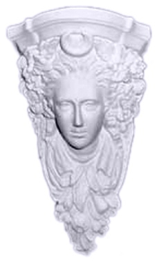 Lady Face Bracket