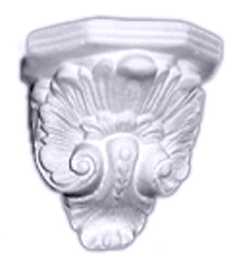 Tiny Le Fleur Plaster Bracket Corbel