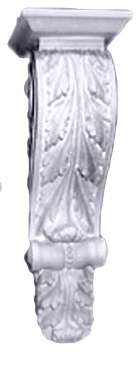 Long Leaf Display Plaster Bracket Corbel