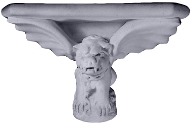Gargoyle Shelf Plaster Bracket Corbel