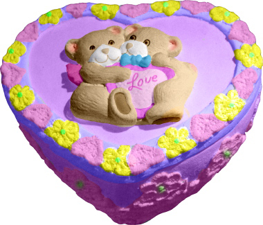 Huggy Bears Unpainted Plaster Trinket or Jewelry Box