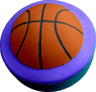 Basketball Unpainted Plaster Trinket or Jewelry Box