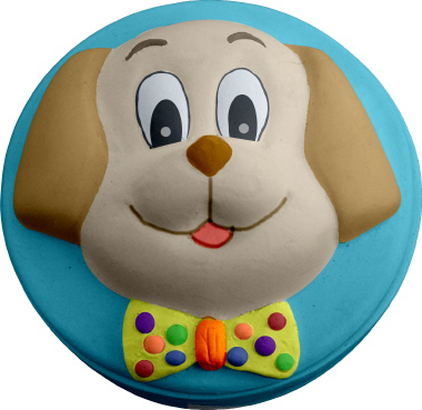 Puppy Unpainted Plaster Trinket or Jewelry Box