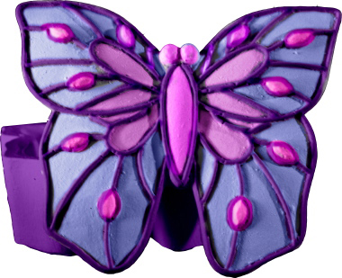 Butterfly Unpainted Plaster Trinket or Jewelry Box