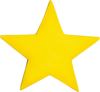 Plain Star Plaster Plaque
