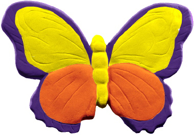 Butterfly Plaster Plaque
