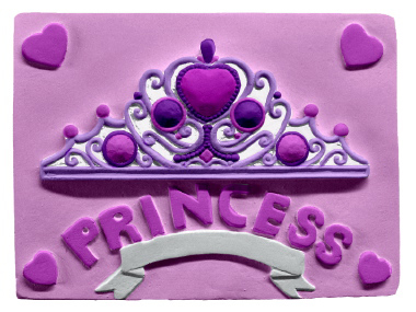 Princess Tiara Plaster Plaque