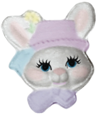 Chocolate Bunny Plaster Plaque c