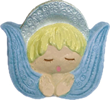 Angel Face Plaster Plaque