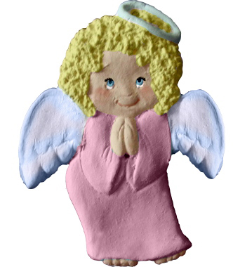 Angel Singing Plaster Plaque