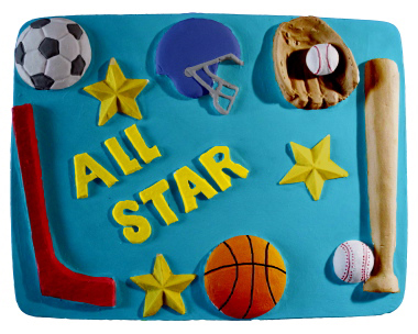 All Star Sports Gear Plaque