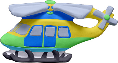Helicopter Plaque