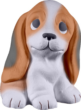 Hound Puppy Seated Statue