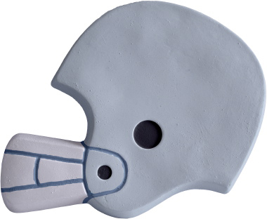 Football Helmet Medium Plaque