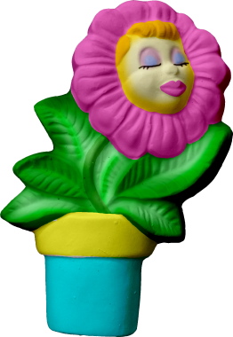 Smiling Daisy in Pot Plaque