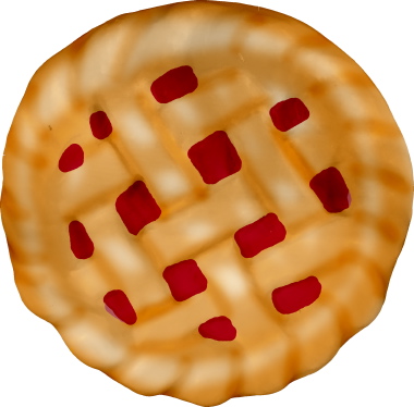 Lattice Pie Top Plaque
