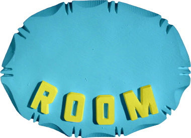 Room Name Plaster Plaque