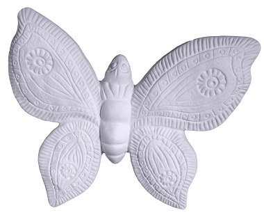 Butterfly Plaster Plaque Medium