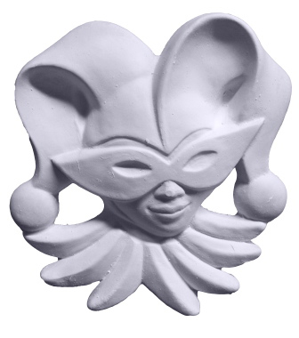 Jester Left Plaster Plaque