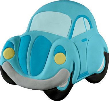 Bug Car Plaster Plaque